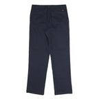 DICKIES Mens Polyester Blend Navy Regular Fit Straight Leg Trousers W32 L32