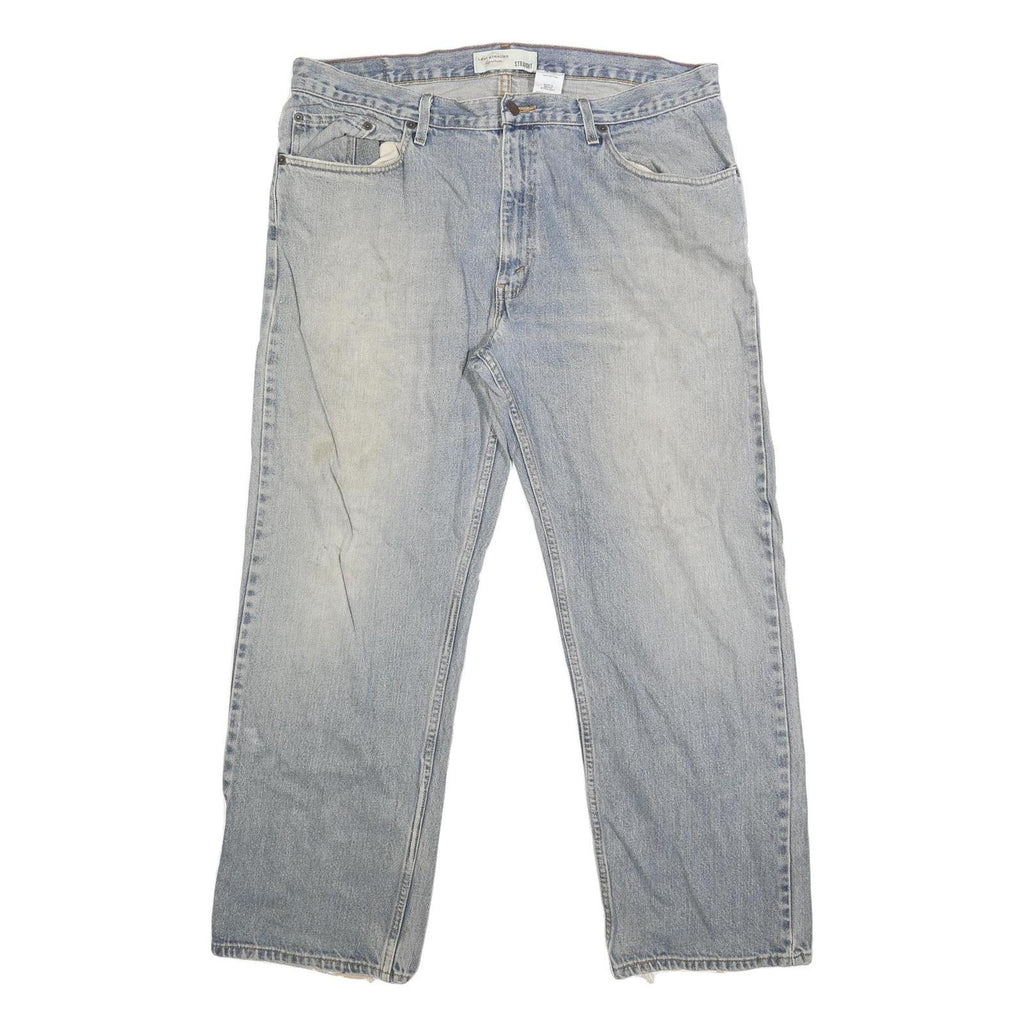 LEVI'S Mens Jeans Blue Regular Straight Denim Medium W38 L30 Classic Zip Closure
