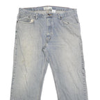 LEVI'S Mens Jeans Blue Regular Straight Denim Medium W38 L30 Classic Zip Closure