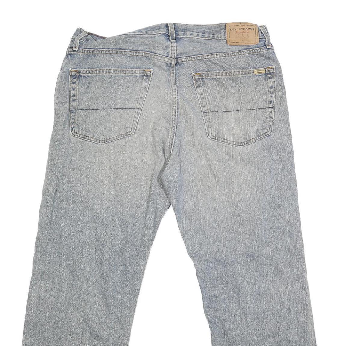 LEVI'S Mens Jeans Blue Regular Straight Denim Medium W38 L30 Classic Zip Closure