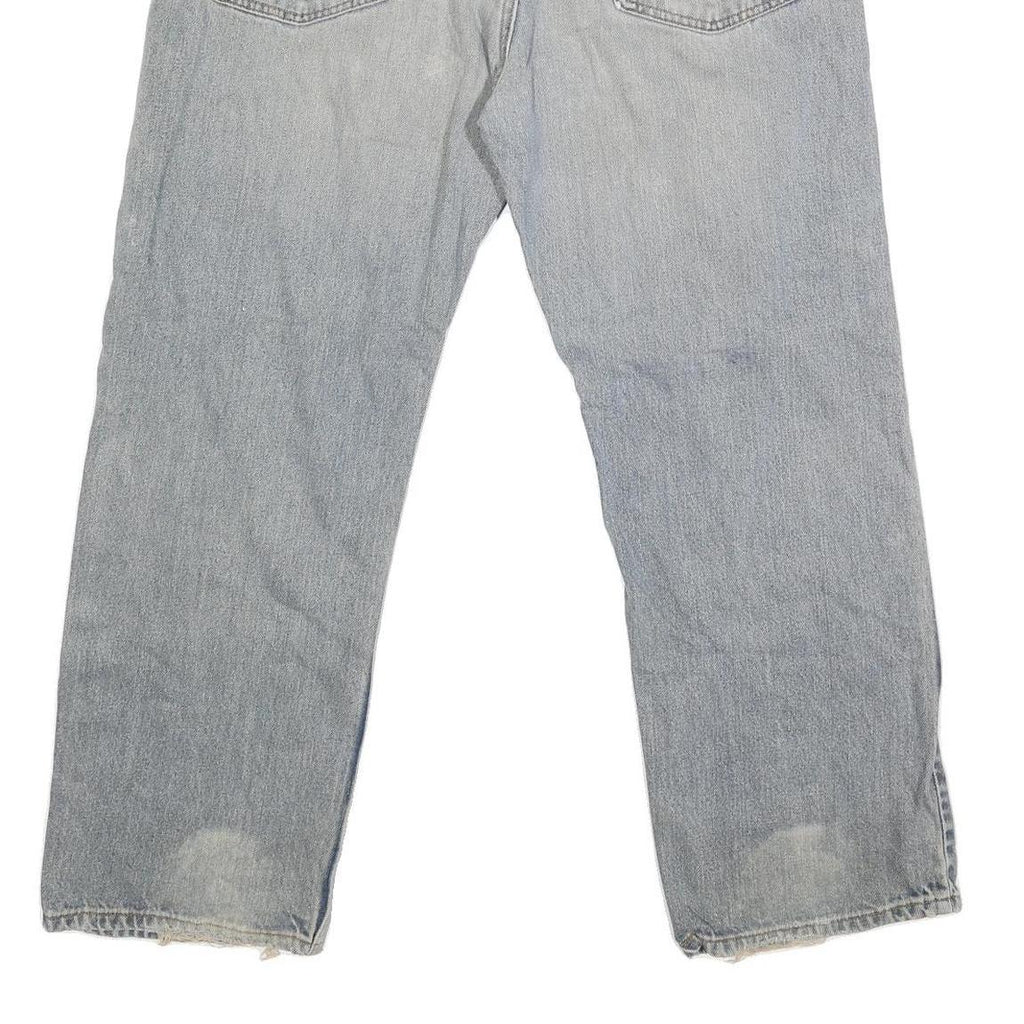 LEVI'S Mens Jeans Blue Regular Straight Denim Medium W38 L30 Classic Zip Closure