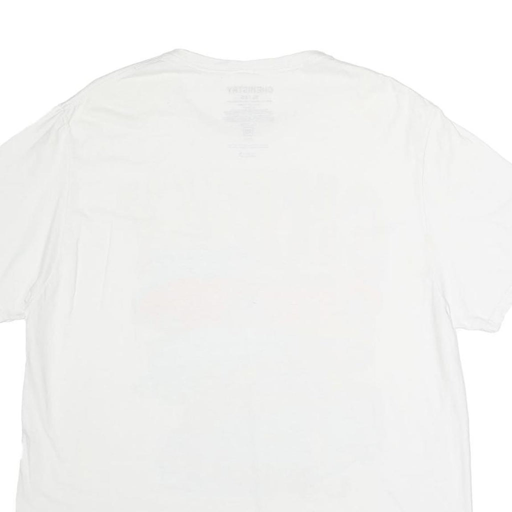 CHEMISTRY Mens White Chevy Classics Corvette Graphic T-Shirt XL Short Sleeve