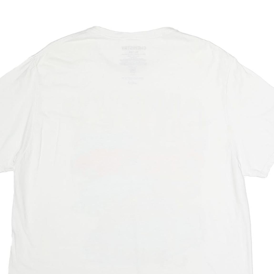 CHEMISTRY Mens White Chevy Classics Corvette Graphic T-Shirt XL Short Sleeve