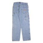 CARHARTT Mens Jeans Blue Regular Straight Denim Light W30 L32 Workwear
