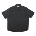WRANGLER Mens Black Shirt XL Cotton Blend Casual Button-Up Workwear