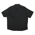 WRANGLER Mens Black Shirt XL Cotton Blend Casual Button-Up Workwear