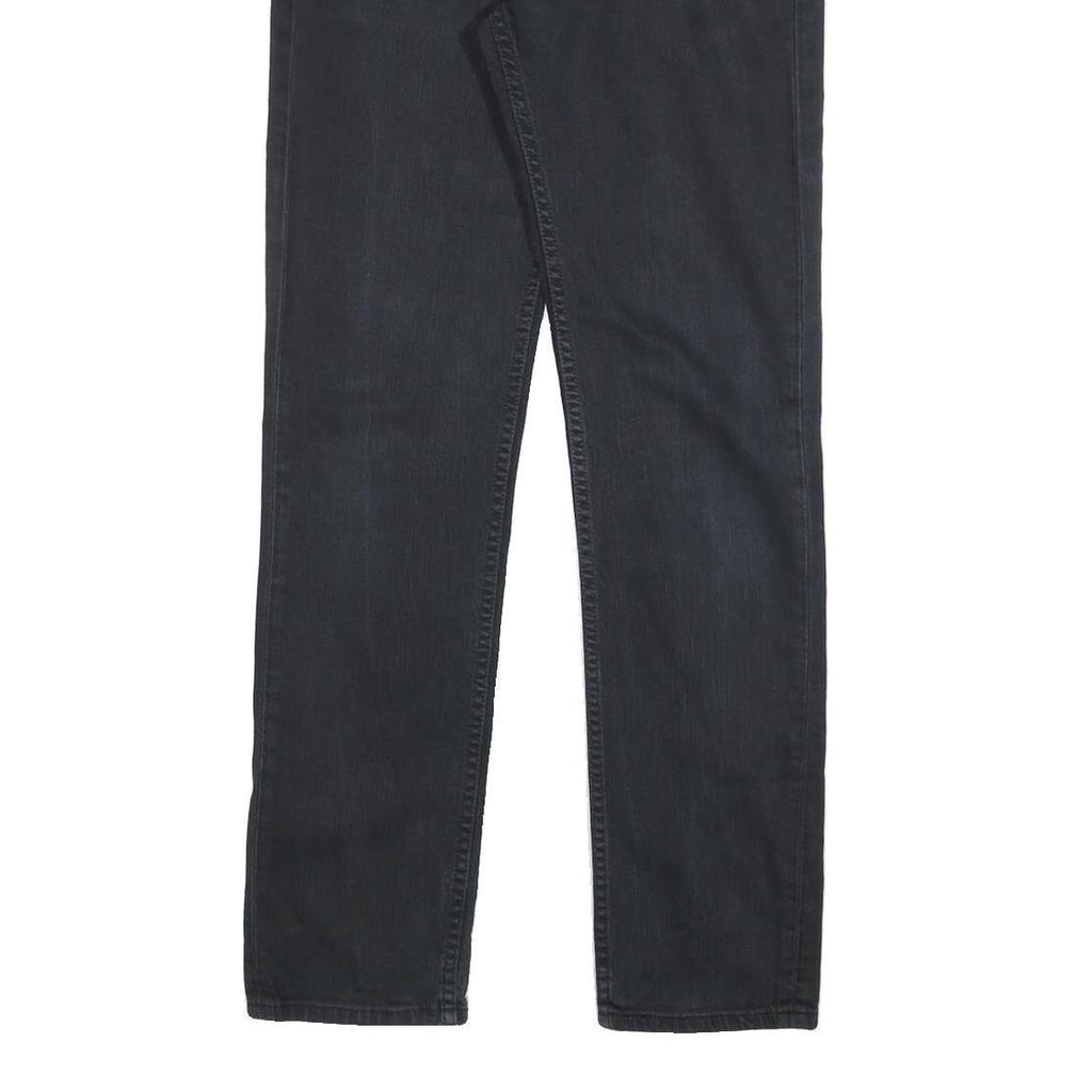 LEVI'S 511 Slim Mens Jeans Black Slim Skinny Denim Medium W31 L32 Zip Cotton