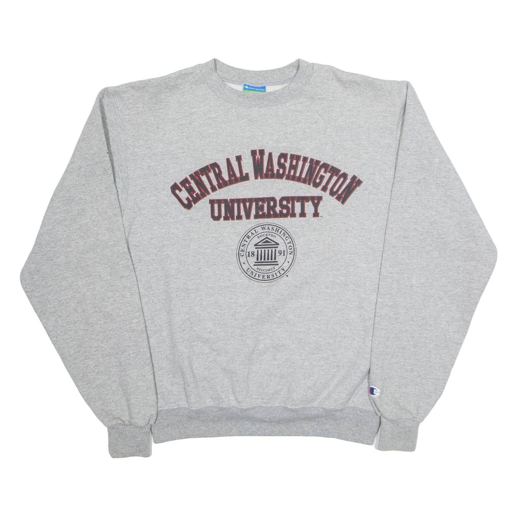 CHAMPION Washington State University Mens Sweatshirt Grey USA S
