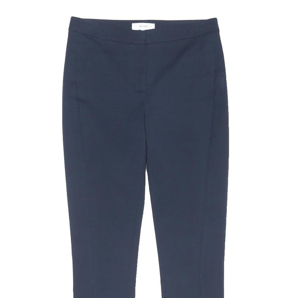 REISS Womens Polyester Blend Navy Slim Tapered Trousers W30 L28 Workwear