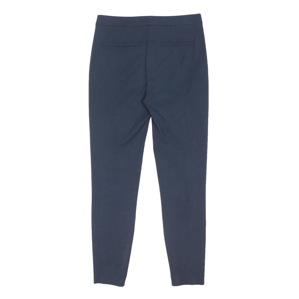 REISS Womens Polyester Blend Navy Slim Tapered Trousers W30 L28 Workwear