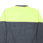 STARTER Mens Yellow & Grey Colourblock Zip Jacket L Polyester Blend Casual