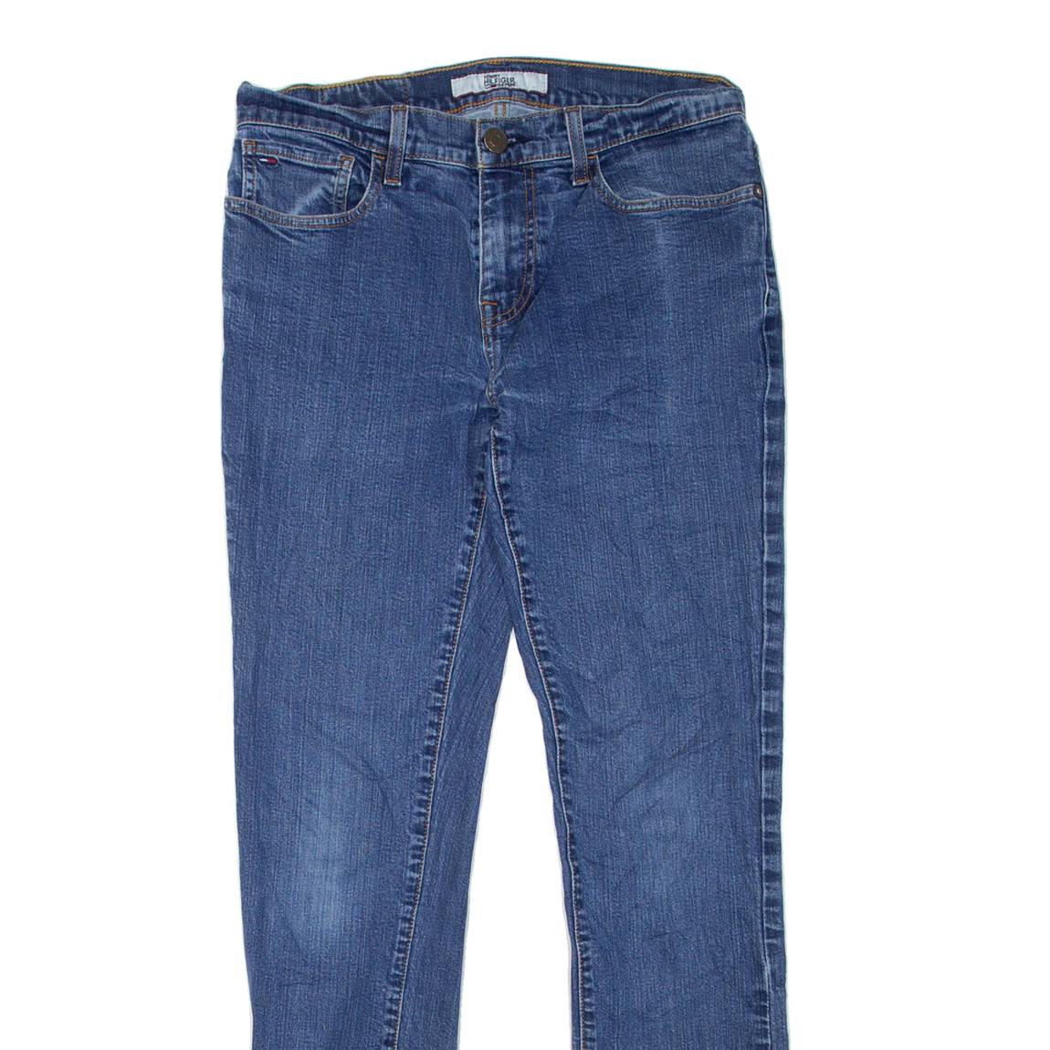 TOMMY HILFIGER Womens Jeans Blue Regular Straight W30 L30