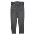 LEVI'S 501 Womens Jeans Black Regular Straight Denim Raw W28 L27 Button Fly