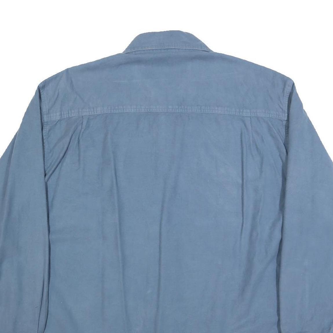 LEVI'S Mens Blue Polyester Shirt XL Casual Button Pocket Long Sleeve