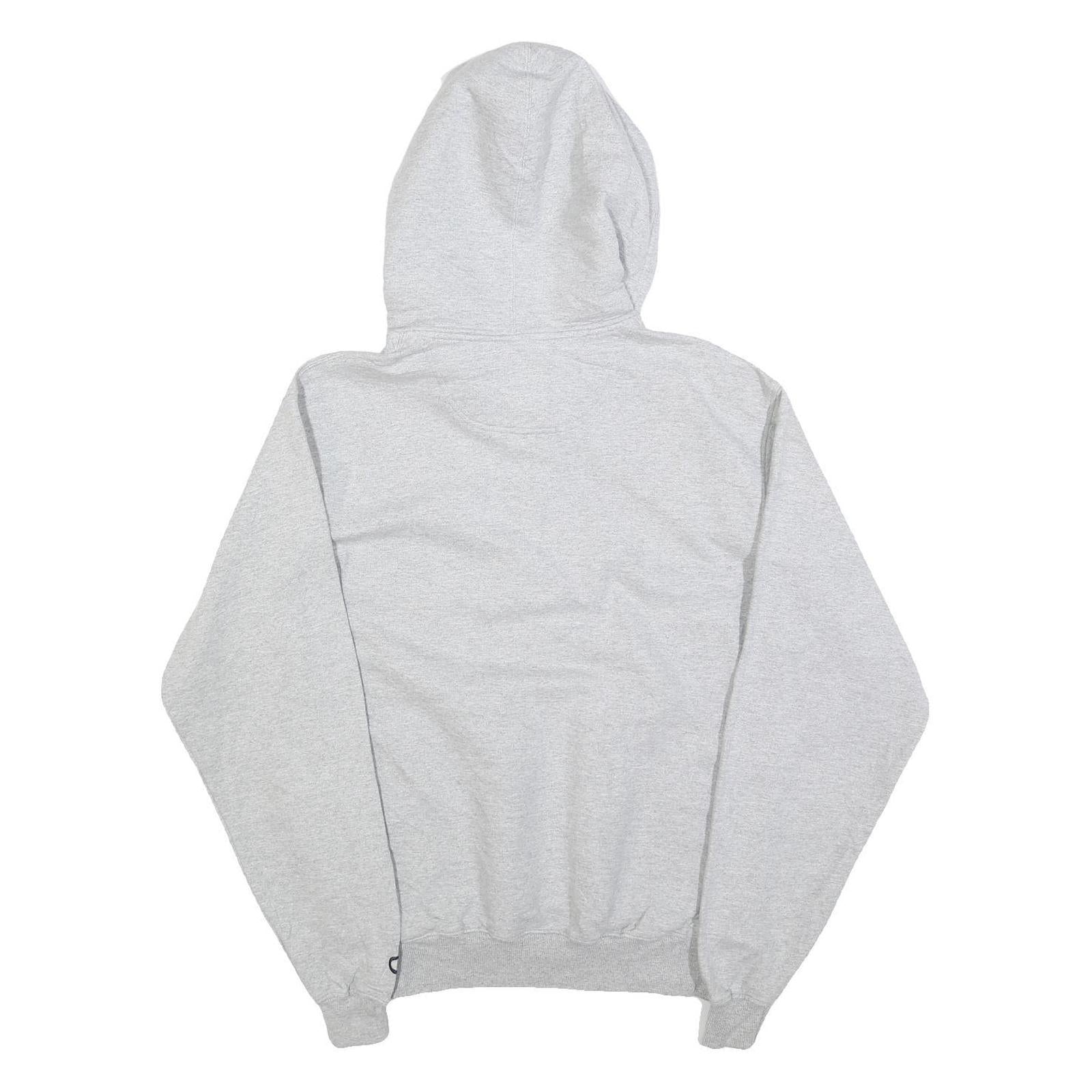 CHAMPION Mens Grey Beck's ¼ Zip Hoodie M Cotton Blend Casual Sweatshirt