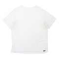 TED BAKER Mens White T-Shirt L Short Sleeve Crew Neck Plain Casual Cotton Blend