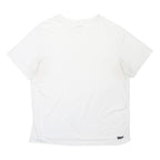 TED BAKER Mens White T-Shirt L Short Sleeve Crew Neck Plain Casual Cotton Blend