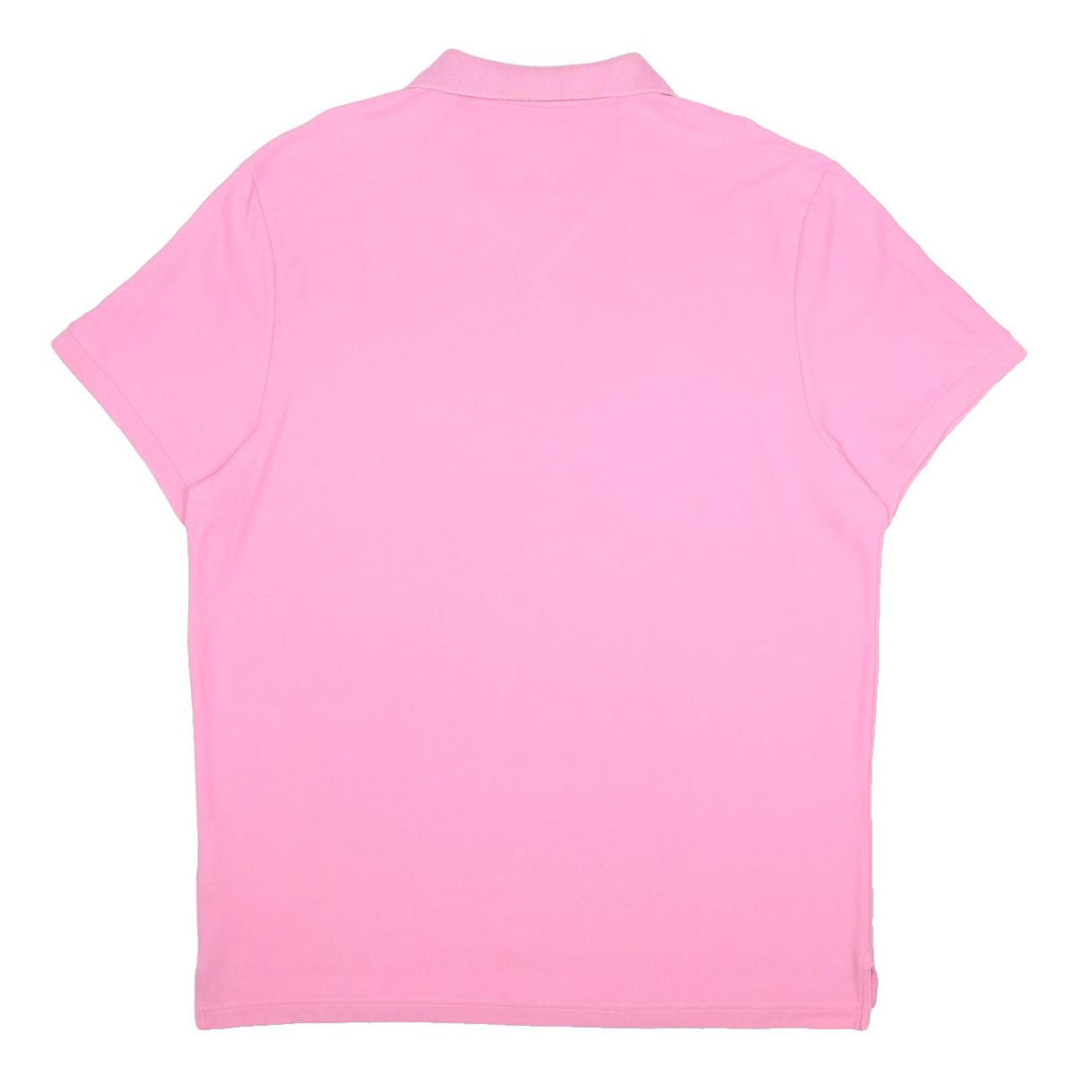 NIKE Mens Pink Short Sleeve Plain XL Cotton Polo Shirt Sport Casual