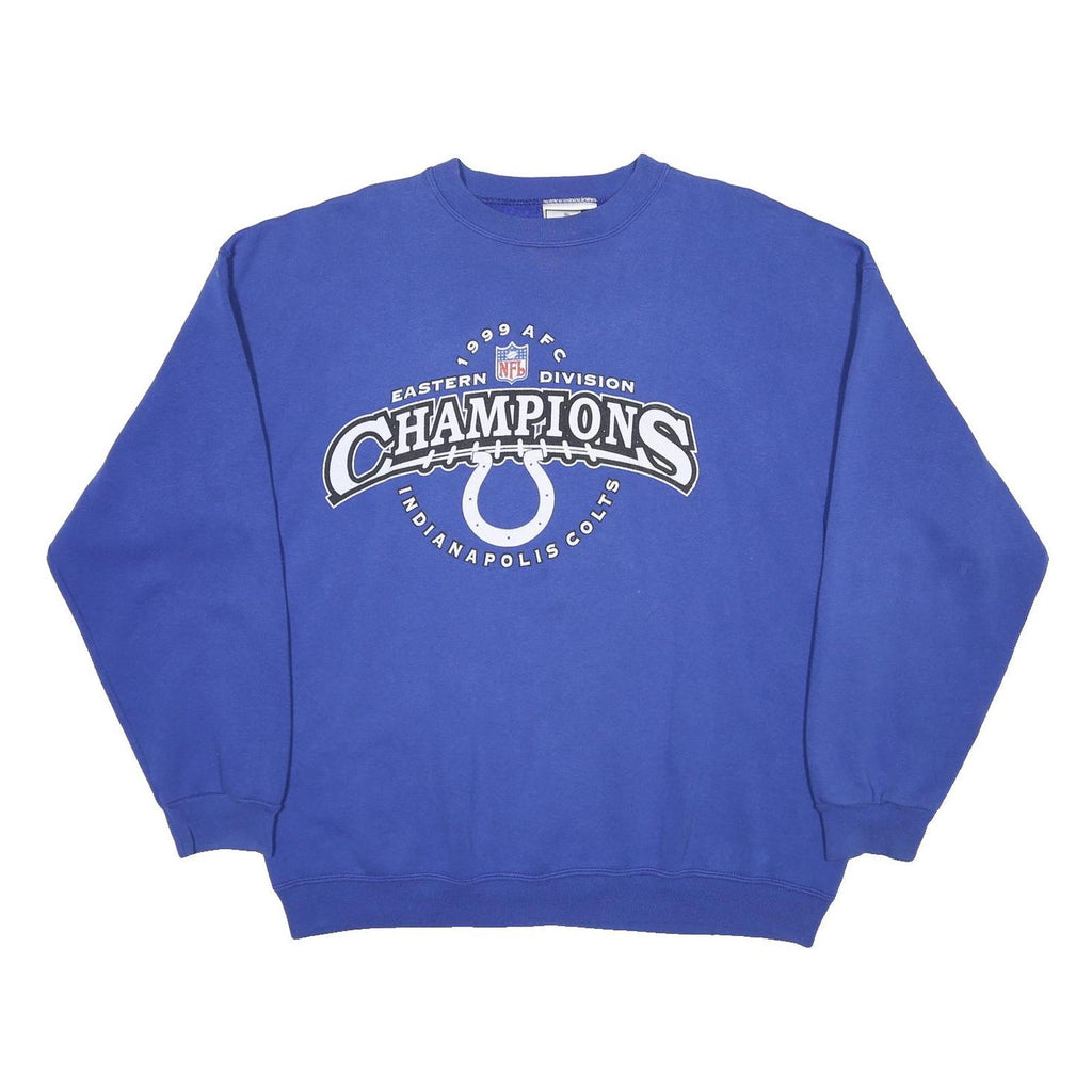 PUMA Mens Blue 1999 AFC Eastern Division Champions Crew Neck XL NFL Football