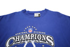 PUMA Mens Blue 1999 AFC Eastern Division Champions Crew Neck XL NFL Football