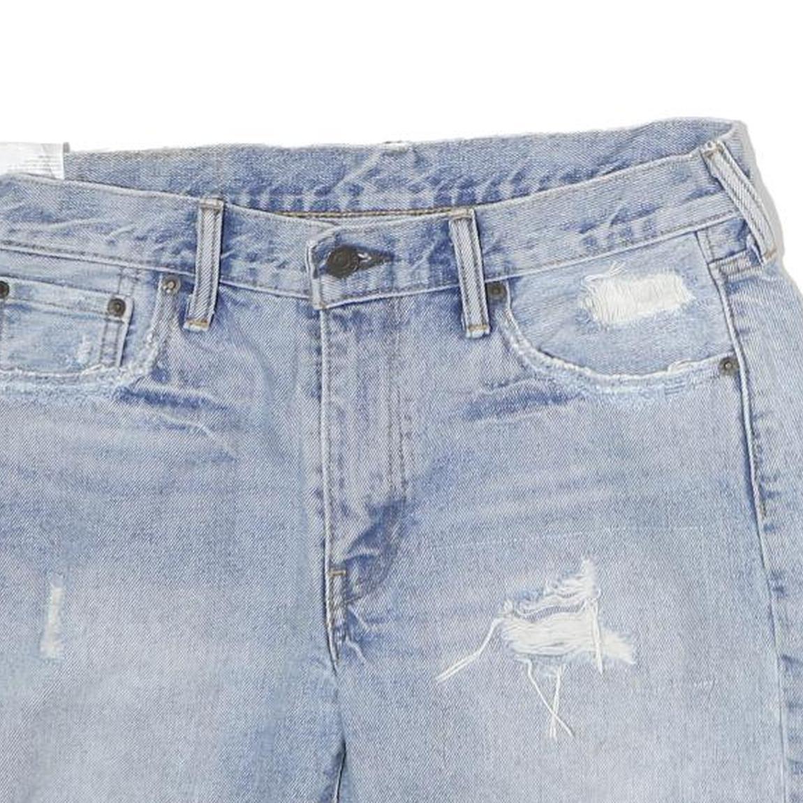 LEVI'S Womens Shorts Blue Denim Distressed M W32 Casual Summer Wear