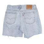 LEVI'S Womens Shorts Blue Denim Distressed M W32 Casual Summer Wear