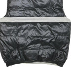 ADIDAS Mens Black & Grey Reversible Puffer Jacket XL Cotton Blend Zip