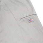 DICKIES Mens Cotton Blend Beige Relaxed Straight Trousers W36 L30 Workwear