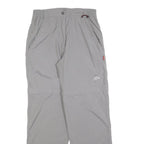 MAMMUT Womens Polyester Blend Grey Regular Fit Straight Leg Trousers W27 L30