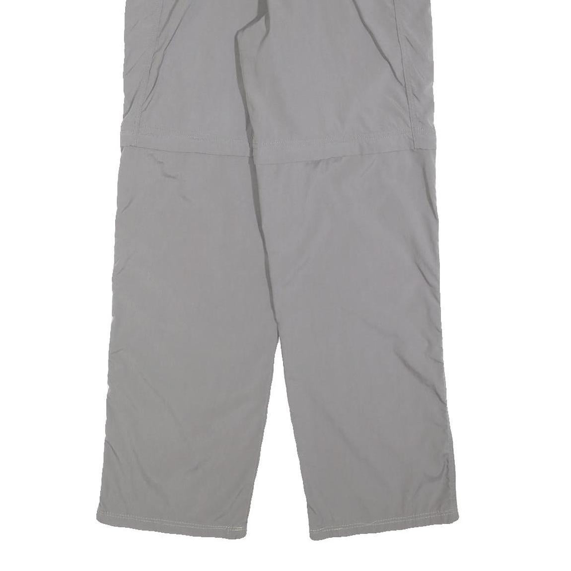 MAMMUT Womens Polyester Blend Grey Regular Fit Straight Leg Trousers W27 L30