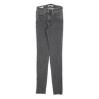 LEVI'S 721 Womens Jeans Slim Skinny Denim Dark W26 L32 Stylish Zip Closure