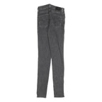 LEVI'S 721 Womens Jeans Slim Skinny Denim Dark W26 L32 Stylish Zip Closure