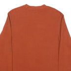 LEVI'S Womens Orange Long Sleeve Crew Neck Cotton Blend T-Shirt S Classic Fit