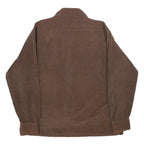 TARLETON Mens Brown Corduroy Shirt L Long Sleeve Button Closure Classic Fit
