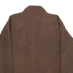 TARLETON Mens Brown Corduroy Shirt L Long Sleeve Button Closure Classic Fit