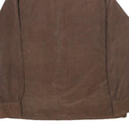 TARLETON Mens Brown Corduroy Shirt L Long Sleeve Button Closure Classic Fit