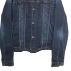 LEVI'S Mens Blue Denim Jacket L Cotton Button Classic Casual Outerwear