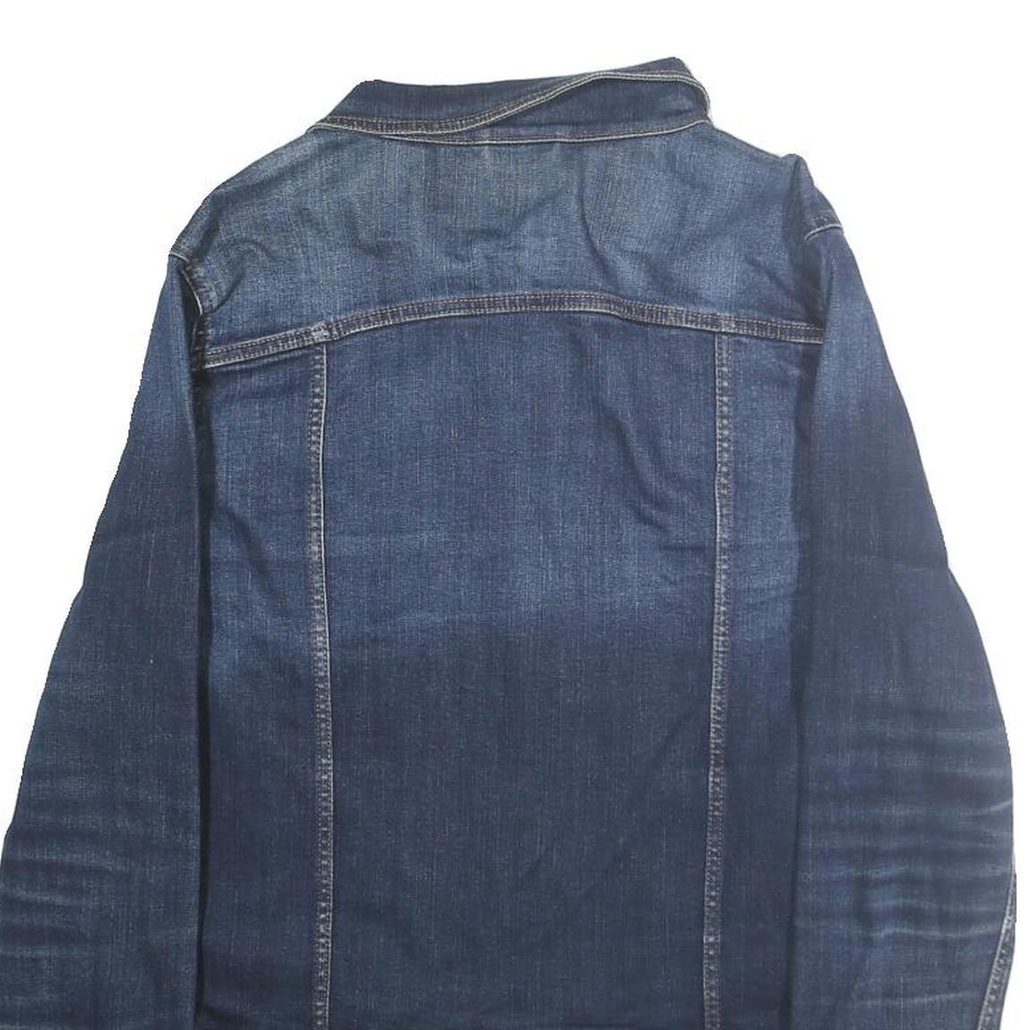 LEVI'S Mens Blue Denim Jacket L Cotton Button Classic Casual Outerwear