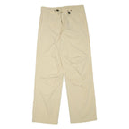 DIESEL Mens Cotton Blend Beige Relaxed Drawstring Trousers W31 L30 Casual Fit