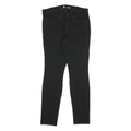 CARHARTT Womens Jeans Black Slim Skinny Denim W30 L30 Cotton Blend Zip