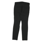 CARHARTT Womens Jeans Black Slim Skinny Denim W30 L30 Cotton Blend Zip