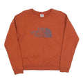 THE NORTH FACE Mens Rust Orange Crew Neck M Cotton Blend Sweatshirt Pullover