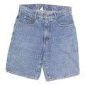 TEXAS BULL Mens Denim Blue Shorts M W28 Cotton Classic Fit Casual Zip Pockets