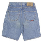 TEXAS BULL Mens Denim Blue Shorts M W28 Cotton Classic Fit Casual Zip Pockets