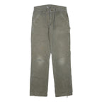 CARHARTT Mens Cotton Blend Regular Cargo Trousers W32 L30 Workwear Durable