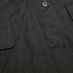 WOOLRICH Womens Black Outdoor Jacket S Synthetic Plain Zip Hooded Warm Winter
