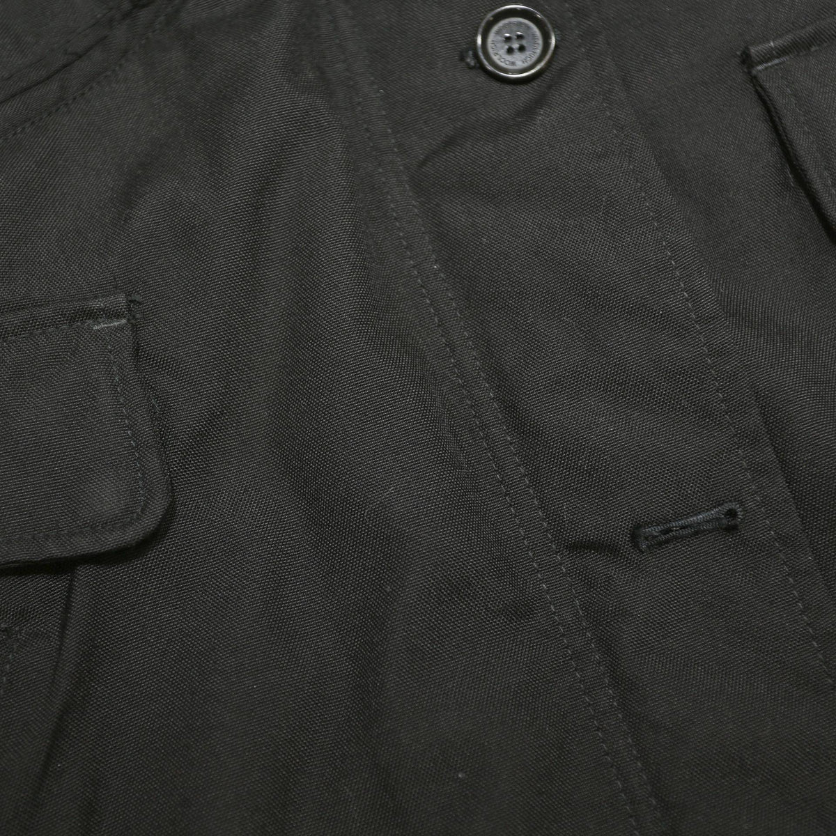 WOOLRICH Womens Black Outdoor Jacket S Synthetic Plain Zip Hooded Warm Winter