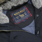 WOOLRICH Womens Black Outdoor Jacket S Synthetic Plain Zip Hooded Warm Winter