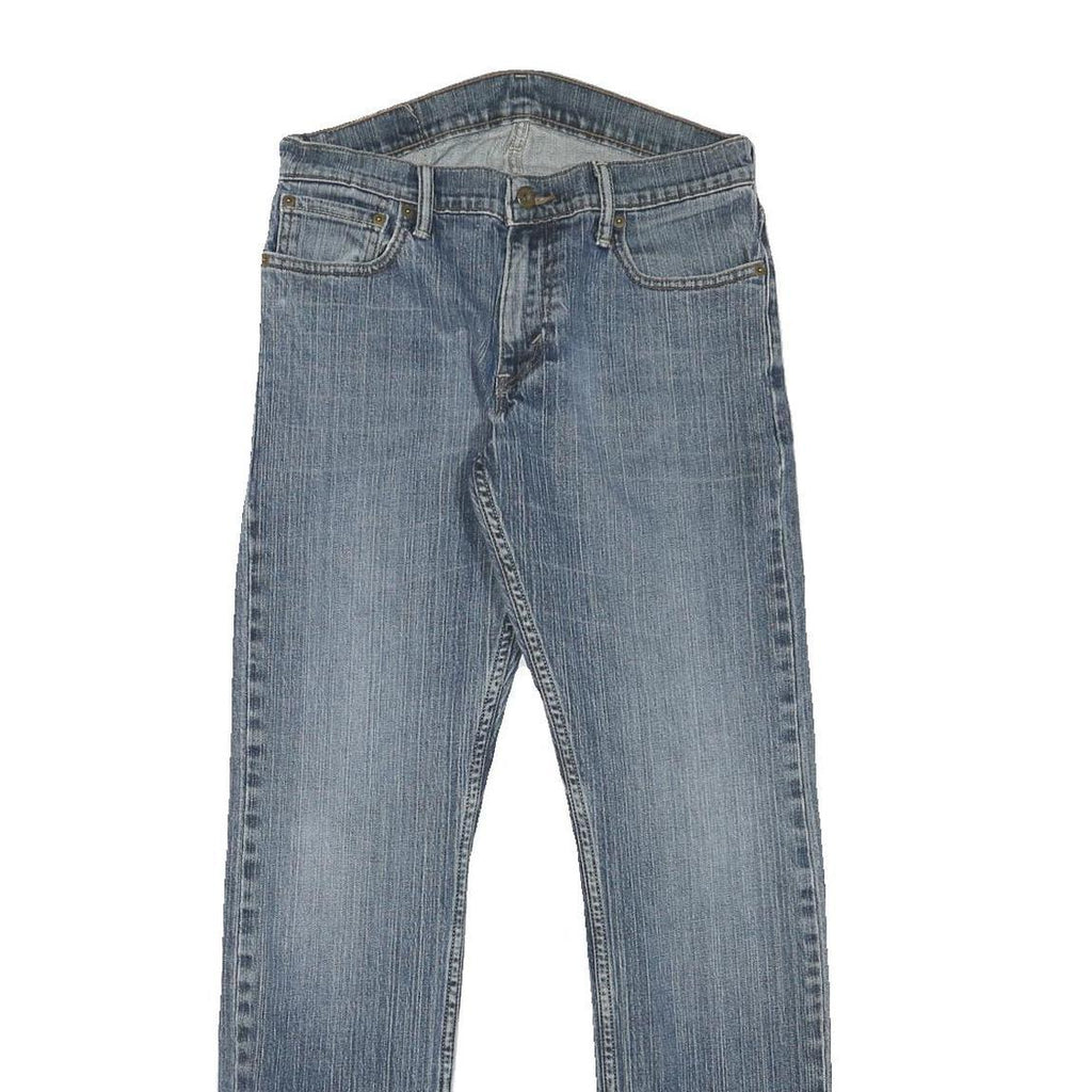 LEVI'S Mens Blue Regular Straight Denim Medium W29 L30 Classic Cotton Blend Zip