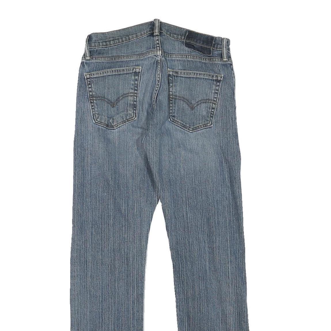 LEVI'S Mens Blue Regular Straight Denim Medium W29 L30 Classic Cotton Blend Zip